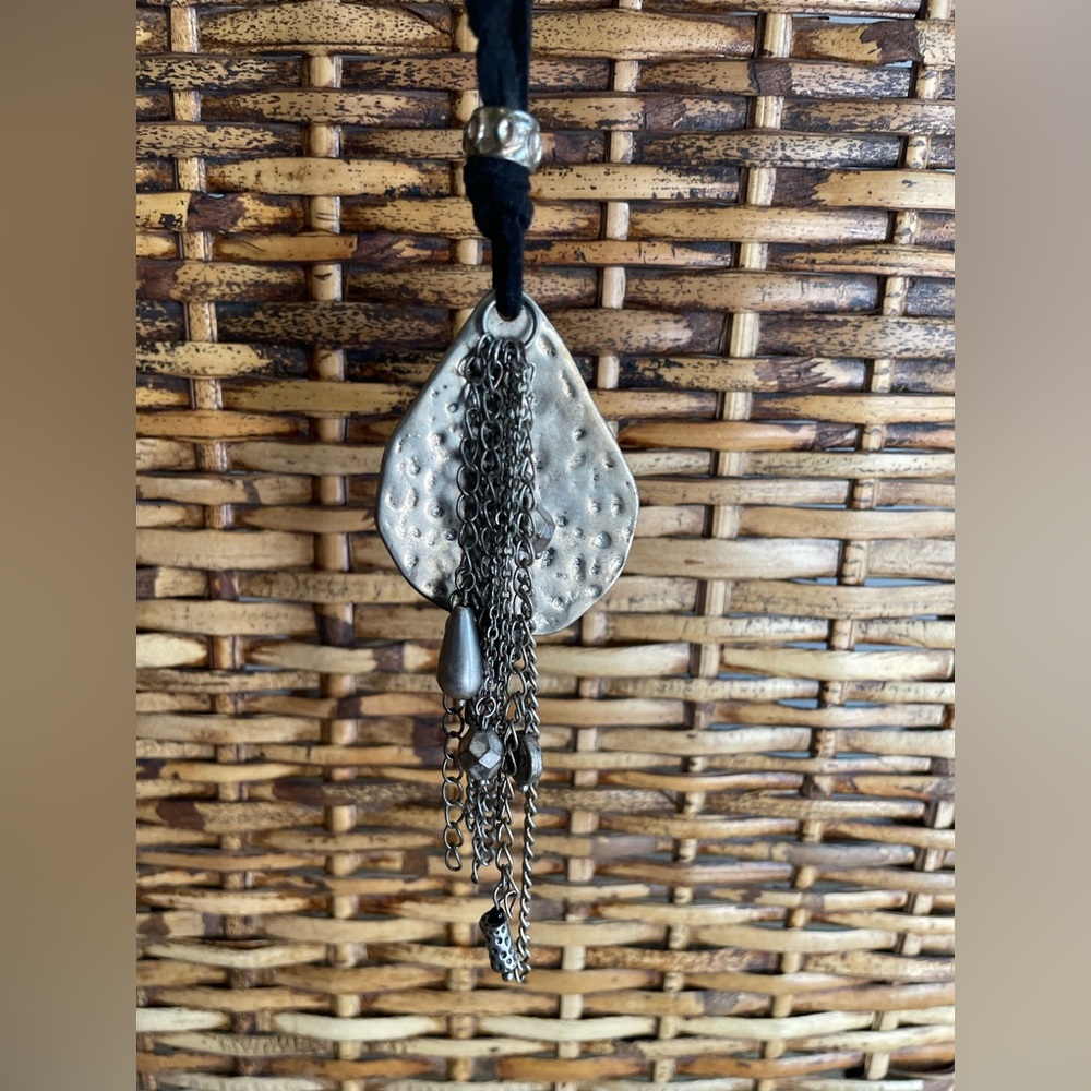 Premier Jewelry Long silver rope necklace